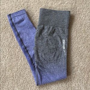 Gymshark ombré seamless blue/grey